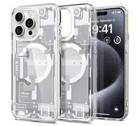 Spigen Cover per iPhone 15 Pro Max, Ultra Hybrid MagFit, Compatibile con MagSafe - ZeroOne White