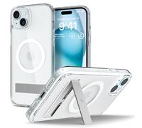 Spigen Cover per iPhone 15, Ultra Hybrid S MagFit, Compatibile con MagSafe - Trasparente