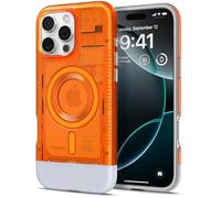 Spigen Cover per iPhone 16 Pro, Classic C1 MagFit, Compatibile con MagSafe - Mandarino