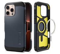 Spigen Cover per iPhone 16 Pro Max, Tough Armor (AI) MagFit, Compatibile con MagSafe - Metal Slate
