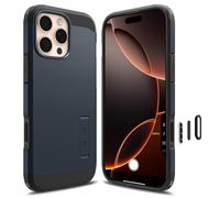 Spigen Cover per iPhone 16 Pro Max, Tough Armor T (AI) MagFit [Copertura abilitata per il Controllo fotocamera] Compatibile con MagSafe - Metal Slate