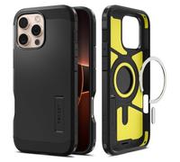 Spigen Cover per iPhone 16 Pro, Tough Armor (AI) MagFit, Compatibile con MagSafe - Nero