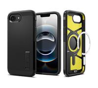 Spigen Cover per iPhone 16e, Tough Armor (AI) MagFit, Compatibile con Accessori MagSafe - Nero