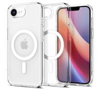 Spigen Cover per iPhone 16e, Ultra Hybrid MagFit, Compatibile con MagSafe - Frost White