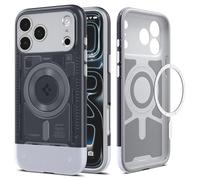 Spigen Cover per iPhone 17 Pro, Classic C1 MagFit, Compatibile con MagSafe - Grafite
