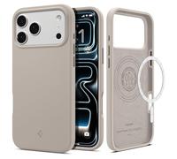 Spigen Cover per iPhone 17 Pro, Silicone Fit MagFit, Compatibile con MagSafe - Stone