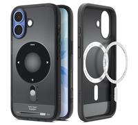 Spigen Cover per iPhone 17, Ultra Hybrid MagFit, Compatibile con MagSafe - Nero Classico