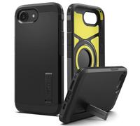 Spigen Cover per iPhone 16e, Tough Armor (AI) MagFit, Compatibile con Accessori MagSafe - Nero