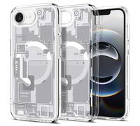 Spigen Cover per iPhone 17e / iPhone 16e, Ultra Hybrid MagFit, Compatibile con Accessori MagSafe - Zero One White