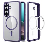 Spigen Cover per Samsung Galaxy S26 Plus, Ultra Hybrid MagFit, Compatibile con MagSafe - Clear Deep Purple