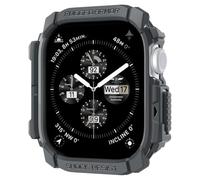 Custodia SPIGEN Rugged Armor Grigio, Poliuretano termoplastico (TPU)