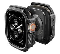 Spigen Cover Rugged Armor Compatibile con Apple Watch Ultra 3 49mm (2025) e Apple Watch Ultra 2/1 - Nero