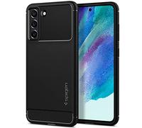 Spigen Cover Rugged Armor Compatibile con Galaxy S21 FE 5G - Nero Opaco