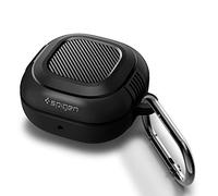 Spigen Cover Rugged Armor Compatibile con Samsung Galaxy Buds 2 PRO, Galaxy Buds Live - Nero