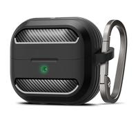 Spigen Cover Rugged Armor Compatibile con Samsung Galaxy Buds 3 Pro | Samsung Galaxy Buds 3 - Nero Opaco
