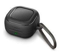 Spigen Cover Rugged Armor Compatibile con Samsung Galaxy Buds 4 Pro/Galaxy Buds 4 (2026) - Nero Opaco