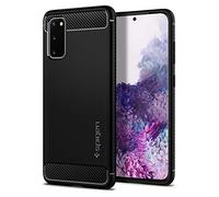 Spigen Cover Rugged Armor Compatibile con Samsung Galaxy S20 - Nero