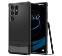 Spigen Cover Rugged Armor Compatibile con Samsung Galaxy S24 Ultra - Nero Opaco