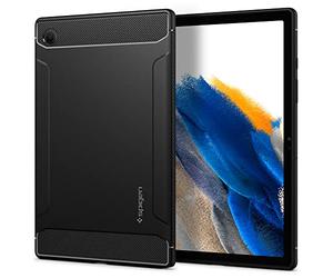 Spigen Cover Rugged Armor Compatibile con Samsung Galaxy Tab A8 10.5 Polici (2022) - Nero