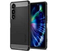 Spigen Cover Rugged Armor Compatibile con Xperia 1 VI - Nero Opaco