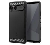 Spigen Cover Rugged Armor Compatibile con Xperia 10 VII - Nero Opaco