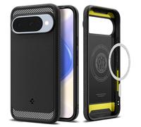 Spigen Cover Rugged Armor MagFit Compatibile con Google Pixel 10/10 Pro, Supporto MagSafe e Pixelsnap - Nero Opaco