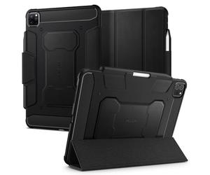 Spigen Cover Rugged Armor PRO Compatibile con iPad PRO 11 polici (2022/2021/2020/2018 Model) con Supporto per Apple Pencil - Nero