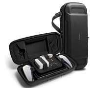 Spigen Cover Rugged Armor Pro compatibile con PlayStation Portal Remote Player Custodia rigida da viaggio Borsa - Nero