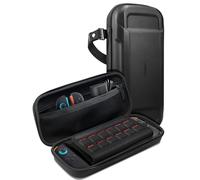 Spigen Cover Rugged Armor Pro per Nintendo Switch 2 2025 | Custodia rigida EVA portatile e compatta con scomparto per schede di gioco per Nintendo Switch 2 - Nero