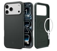 Spigen Cover Silicone Fit MagFit per iPhone 18 Pro Max/iPhone 17 Pro Max | Compatibile con MagSafe, Abisso Verde