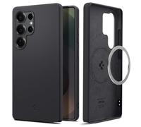 Spigen Cover Silicone Fit MagFit per Samsung Samsung Galaxy S25 Ultra | Compatibile con MagSafe, Nero