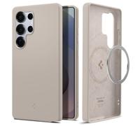 Spigen Cover Silicone Fit MagFit Compatibile con Samsung Galaxy S25 Ultra - Titanio Naturale