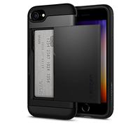 Spigen Cover Slim Armor CS per iPhone SE 2022/2020 / iPhone 8/7 | Nero