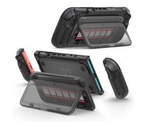 Spigen Cover Snap Switch con Slot per Schede di Gioco Compatibile con Nintendo Switch 2 2025 - Nero