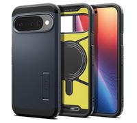 Spigen Cover Tough Armor (AI) MagFit Compatibile con Google Pixel 10/10 Pro, Supporto MagSafe e Pixelsnap - Metal Slate