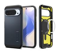 Spigen Cover Tough Armor (AI) MagFit per Google Pixel 10/10 Pro | Compatibile con MagSafe, Metal Slate