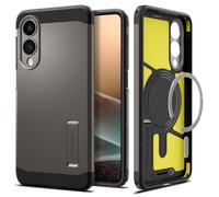 Spigen Cover Tough Armor (AI) MagFit Compatibile con Samsung Galaxy S25 Edge - Grigio