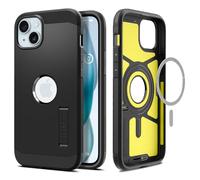 Spigen Cover Tough Armor MagFit, Compatibile con MagSafe, Custodia Magnetica per iPhone 15 - Nero