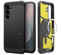 Spigen Cover per Galaxy S25 FE, Tough Armor MagFit, Compatibile con MagSafe - Nero