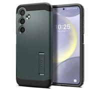 SPIGEN ACS07334 COVER per Samsung Galaxy S24 Plus, Nero, Verde