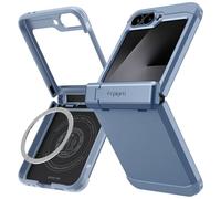 Spigen Cover Tough Armor Pro MagFit Compatibile con Samsung Galaxy Z Flip 7 FE e Samsung Galaxy Z Flip 6 - Azzurro Sierra