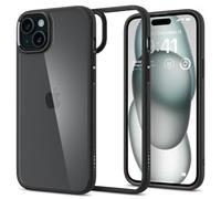 Spigen Cover Ultra Hybrid Compatibile con iPhone 15 - Nero Opaco