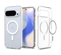 Spigen Cover Ultra Hybrid MagFit Compatibile con Google Pixel 10/10 Pro, Supporto MagSafe e Pixelsnap - Clear White