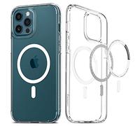 Spigen Cover Ultra Hybrid MagFit, Compatibile con MagSafe, Custodia Magnetica per iPhone 12 e iPhone 12 Pro - Bianco
