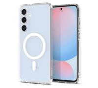 Spigen Cover Ultra Hybrid MagFit Compatibile con Samsung Galaxy S24 FE - Bianco