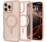 SPIGEN ACS08694 CUSTODIA per Apple iPhone 16 Pro, Rosa, Trasparente