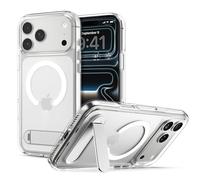 Spigen Cover per iPhone 17 Pro, Ultra Hybrid S MagFit, Compatibile con MagSafe - Clear White