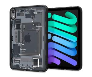 Spigen Cover Ultra Hybrid ZeroOne Compatibile con iPad mini 7 (2024, A17 Pro) / iPad mini 6 Generazione 8.3 polici (2021) - Nero