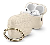 Spigen Cover Urban Fit Compatible con AirPods Pro 3 (3a Generazione 2025) con Moschettone, Custodia Airpods Pro 3 - Beige Duna