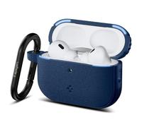 Spigen Cover Vault Compatible con AirPods Pro 3 (3a Generazione 2025) con Moschettone, Custodia AirPods Pro 3 Chiusura Magnetica Sicura - Blu Navy